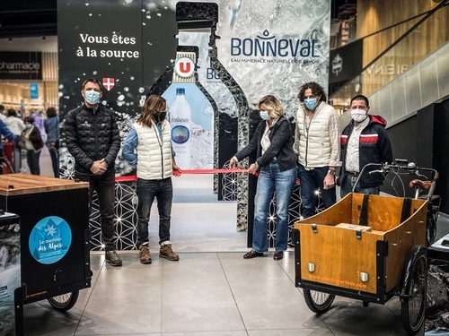 Cérémonie d'inauguration de la marque Bonneval Waters
