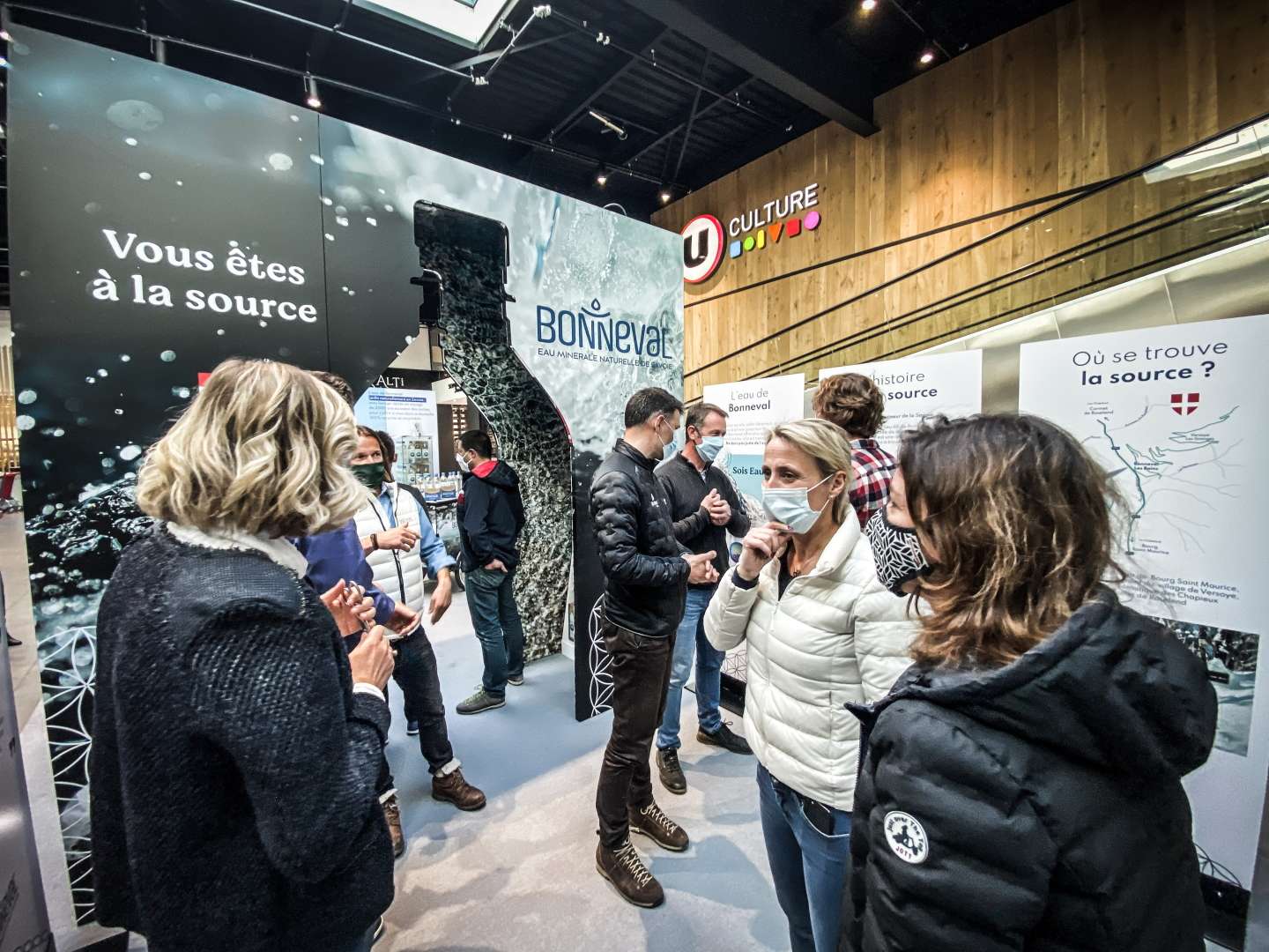 Cérémonie d'inauguration de la marque Bonneval Waters